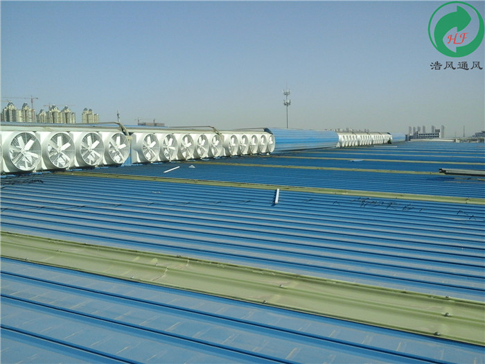 郑州中铁工程装备集团屋顶通风实例